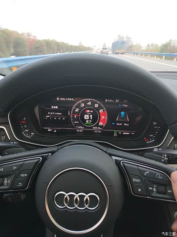 目前还在磨合期,高速定速巡航时速不超过90码高速路段表现:高速表现