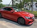 19款C300 Coupe 标准配置 锆石英红 黑色内饰